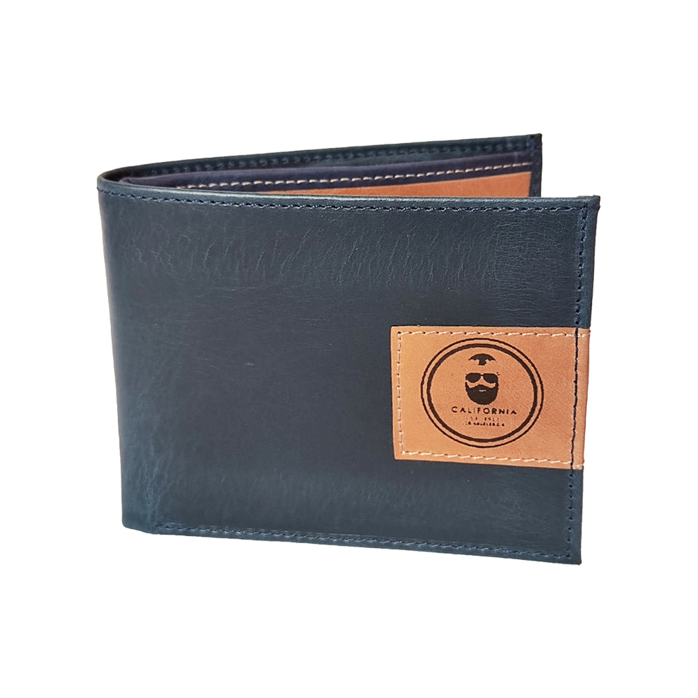 BILLETERA CALIFORNIA CAPS LOGO SQUARE AZUL