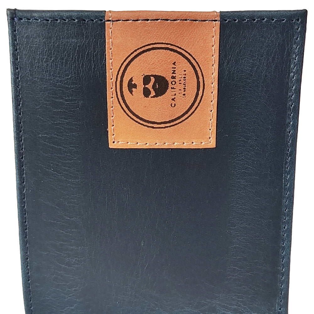 BILLETERA CALIFORNIA CAPS LOGO SQUARE AZUL