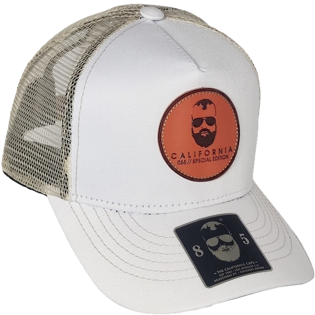 gorra para hombre blanca con malla