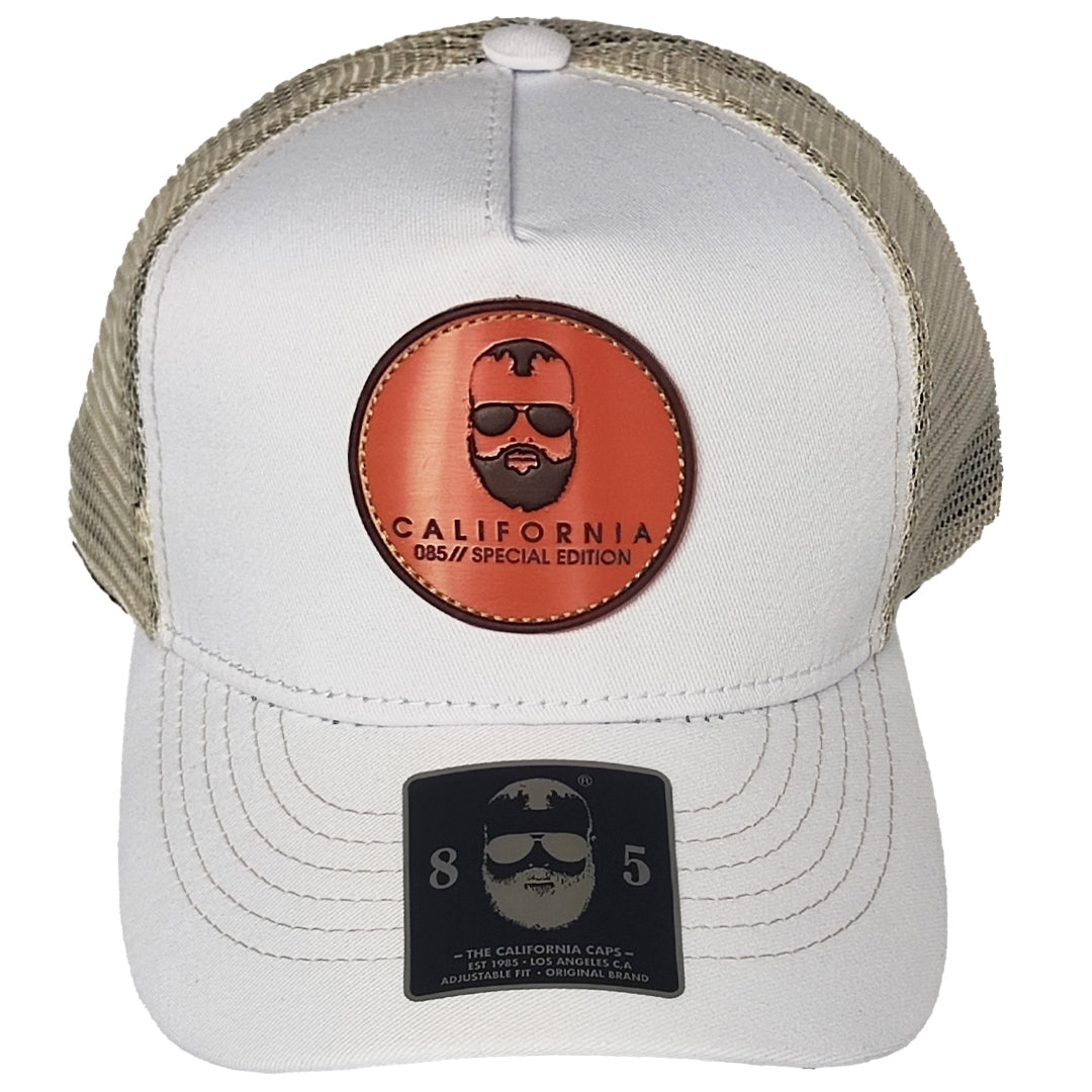 gorra camionera blanca