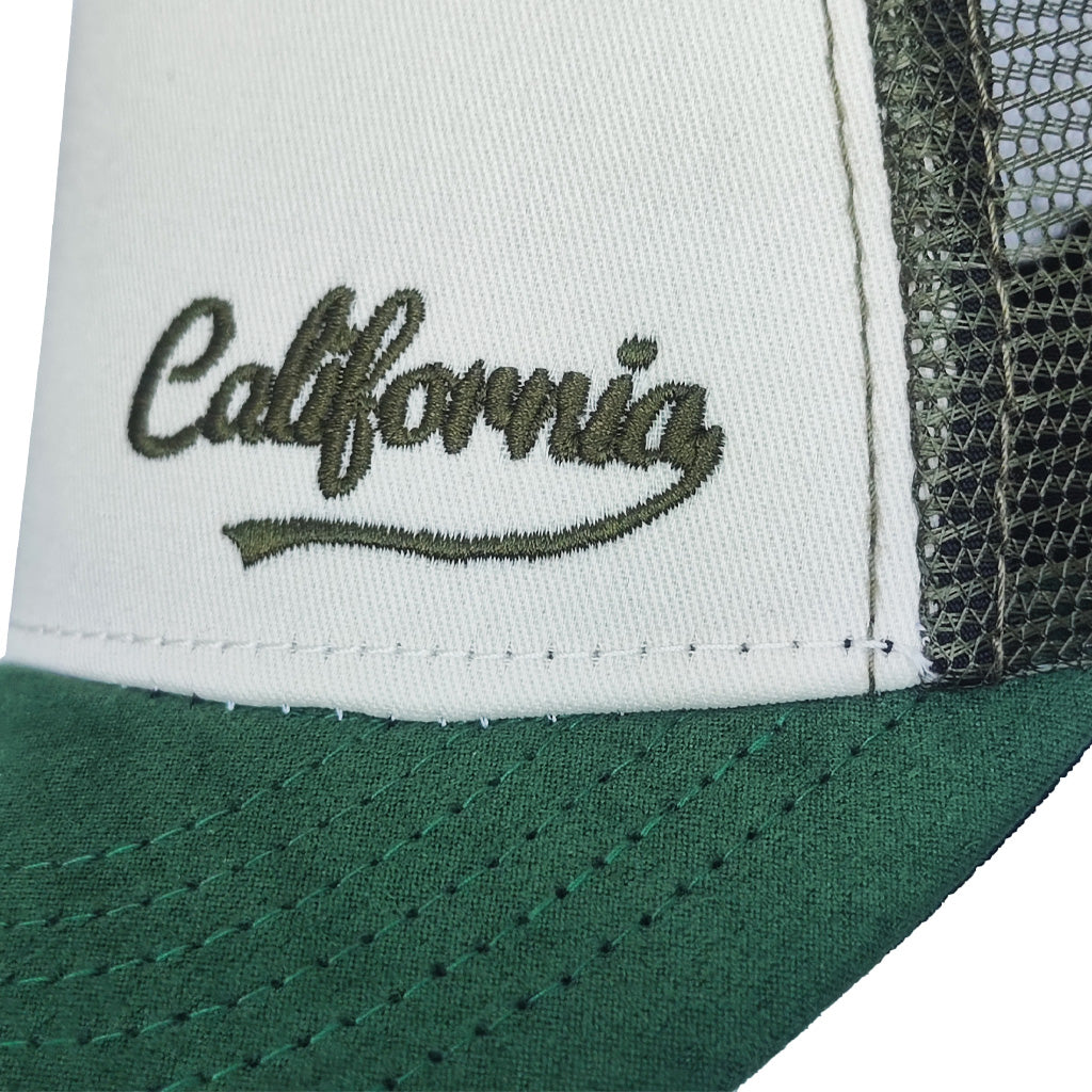 gorra camionera de malla verde
