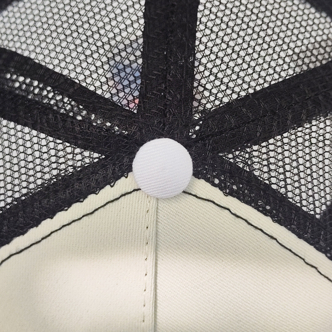 GORRA CALIFORNIA CAPS USA FLAG BLANCO HUESO