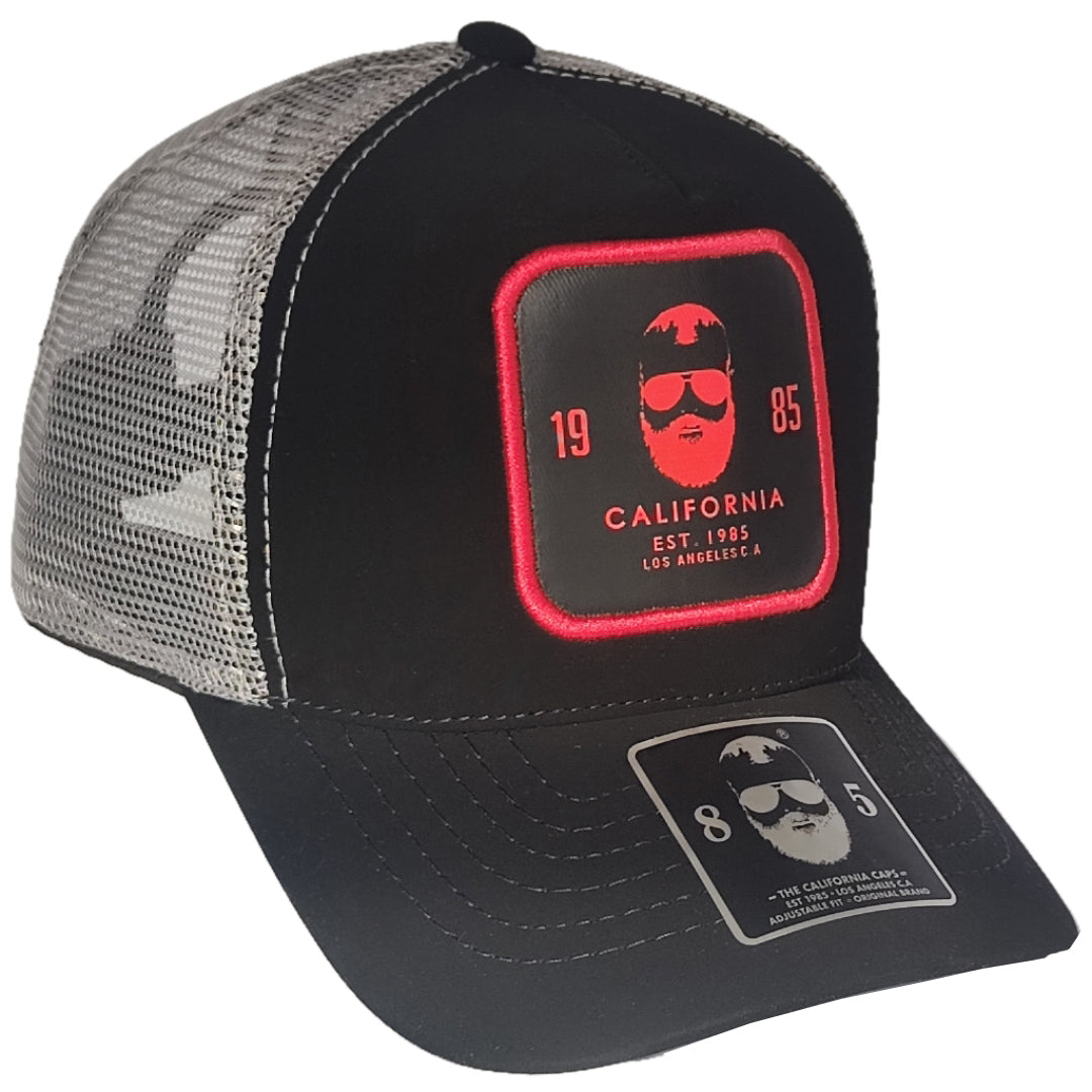 gorra camionera negra
