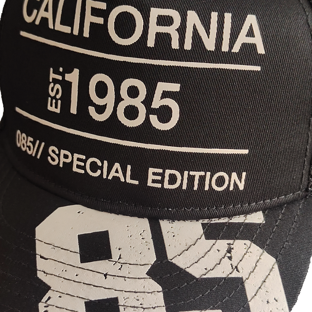 gorra camionera california caps negra