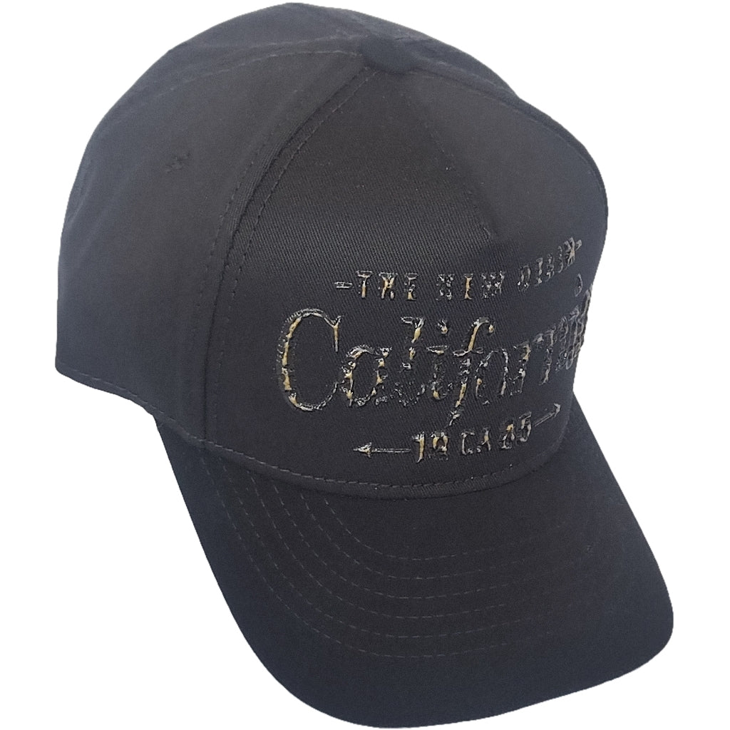gorras negras california new denim