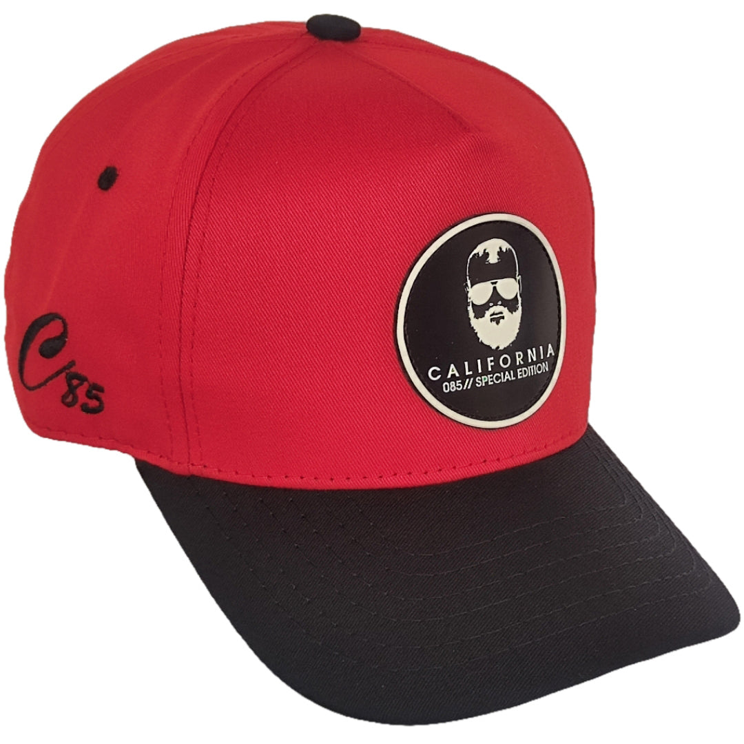 gorra original roja clasica california caps