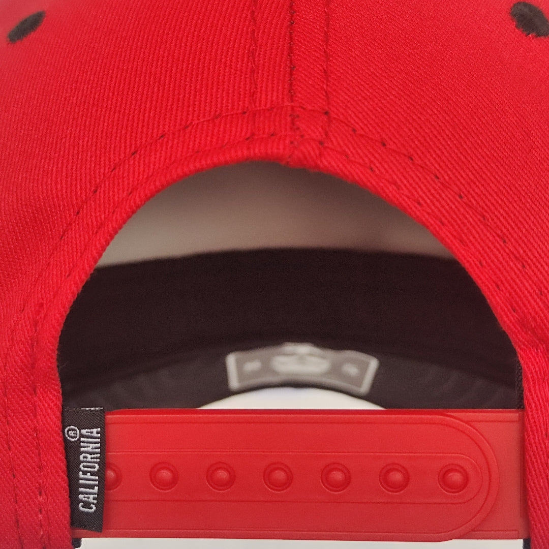 gorra para hombre roja clasica california caps