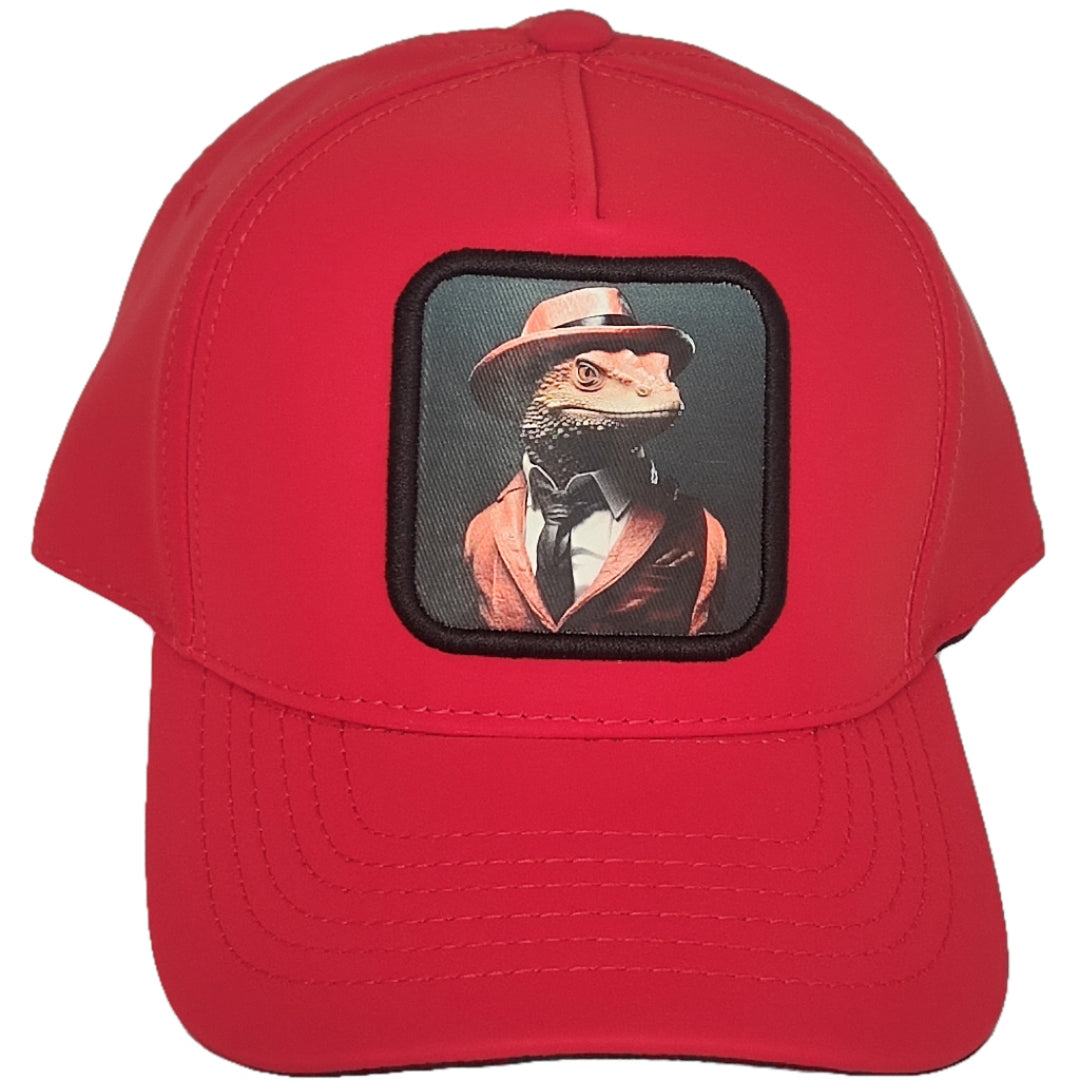 gorra original california caps roja lisa