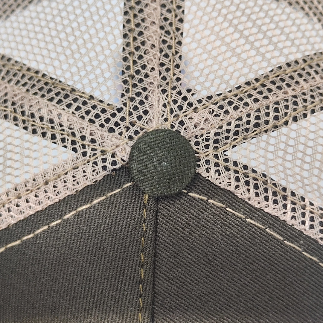 gorra camionera para hombre verde con malla