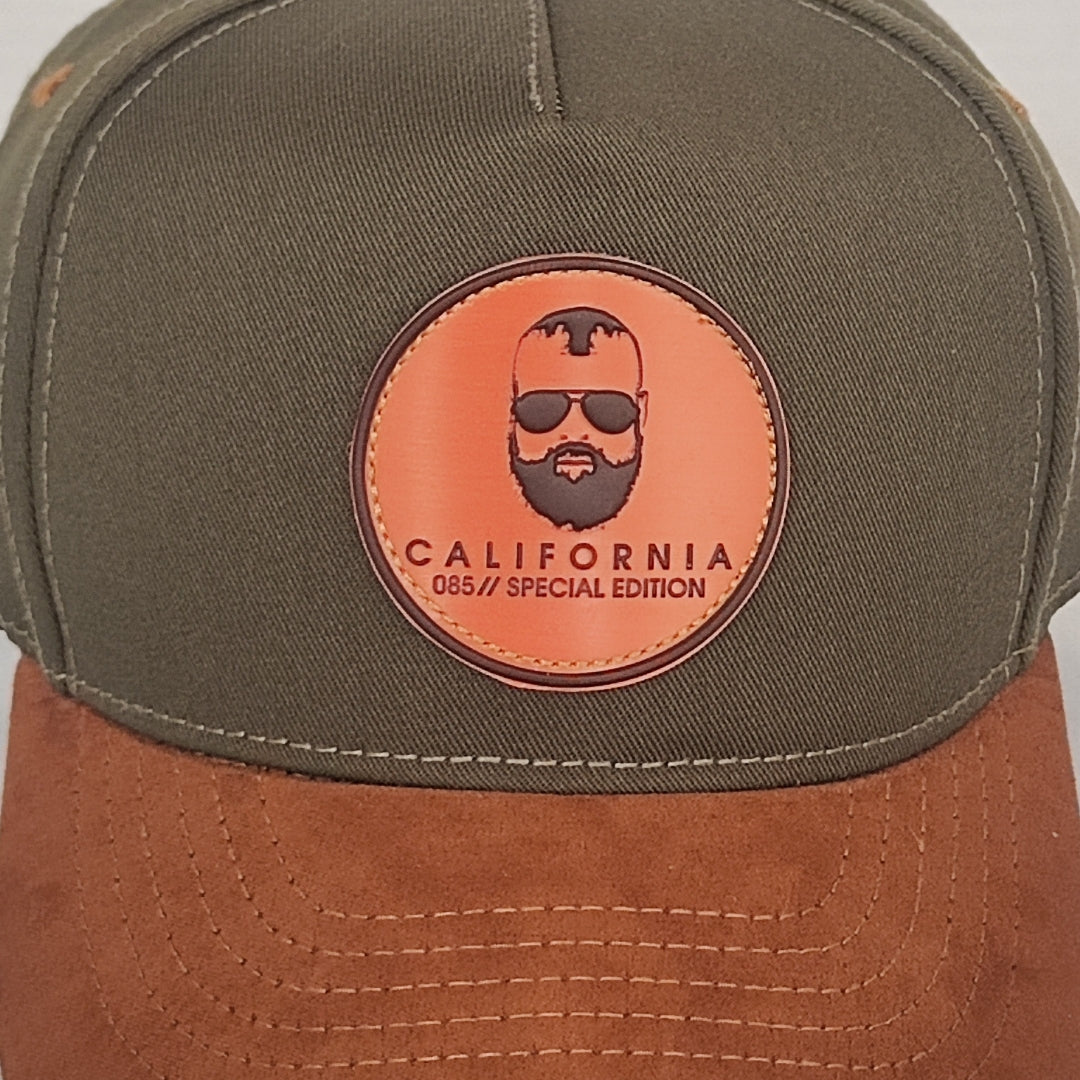 gorra lisa original california caps verde