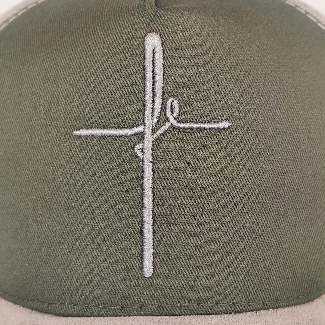 gorra para hombre con la palabra fe en el frente