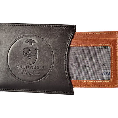 BILLETERA CALIFORNIA CAPS ADDITION NEGRA