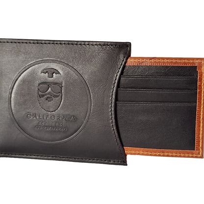 BILLETERA CALIFORNIA CAPS ADDITION NEGRA