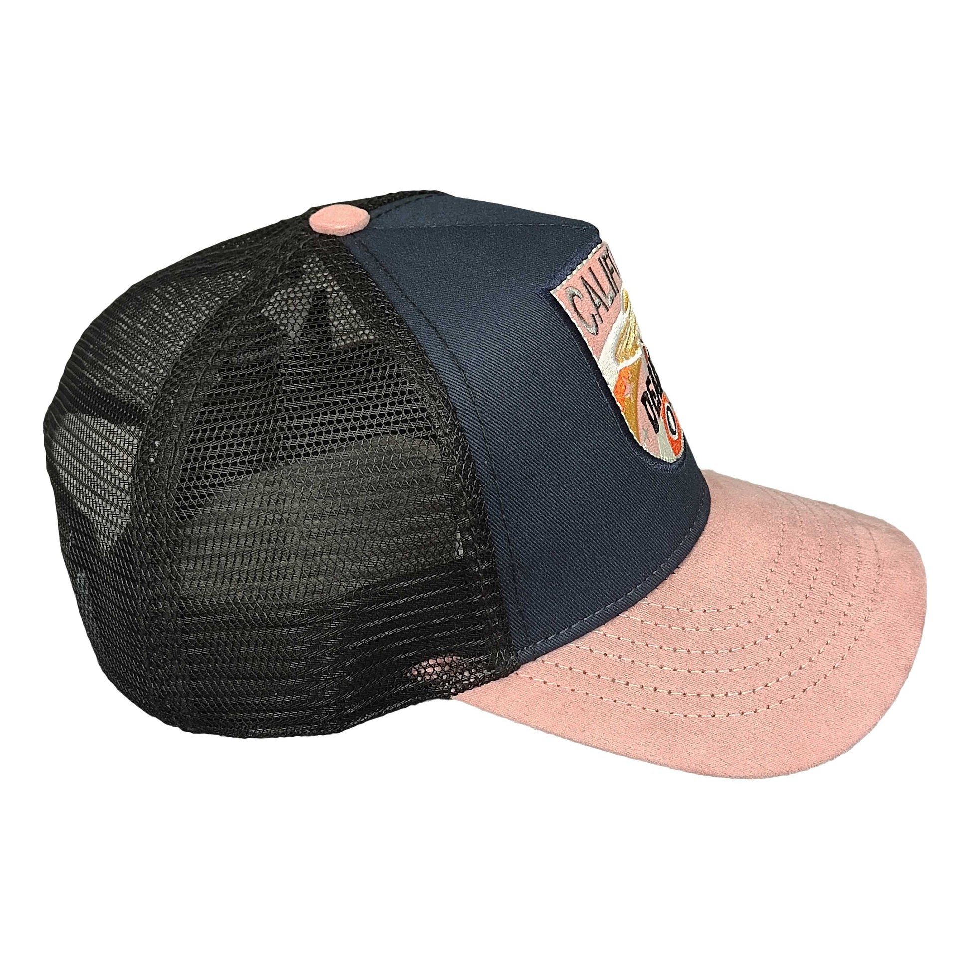 gorra unisex azul con rosado
