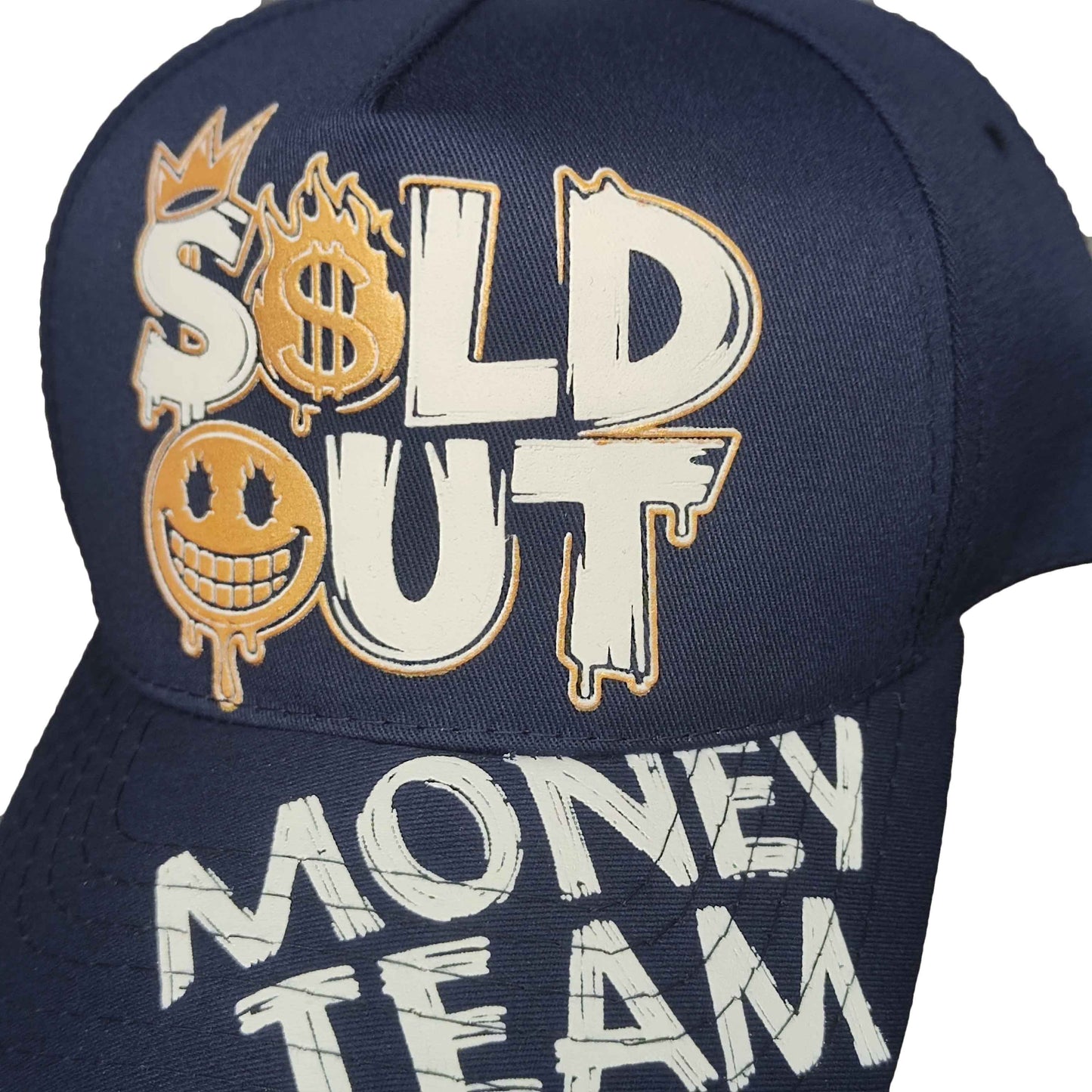 gorra azul sold out sublimado frontal