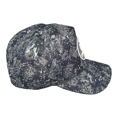 GORRA CALIFORNIA CAPS CLASICA AZUL PETROLEO SUBLIMADA