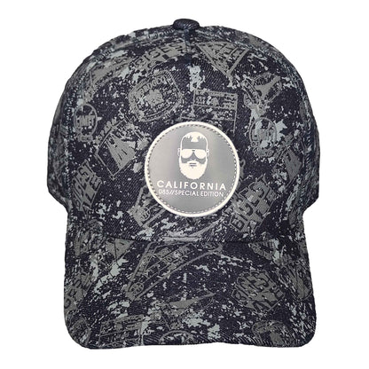 GORRA CALIFORNIA CAPS CLASICA AZUL PETROLEO SUBLIMADA