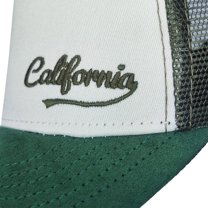 gorra camionera de malla verde