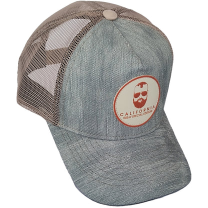 GORRA CALIFORNIA CAPS CLASICA GRIS AZULADO