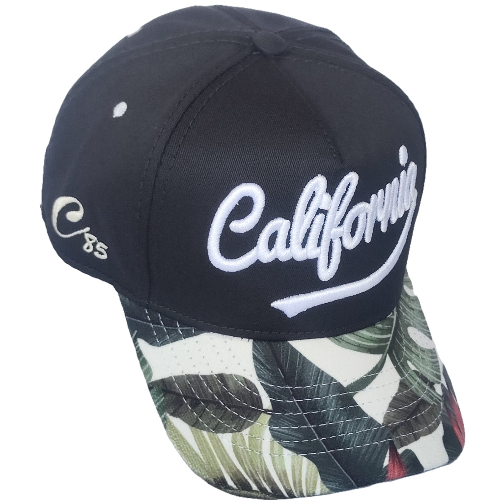 GORRA CALIFORNIA CAPS NATURE NEGRA