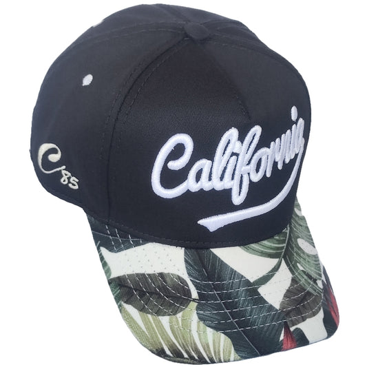 GORRA CALIFORNIA CAPS NATURE NEGRA