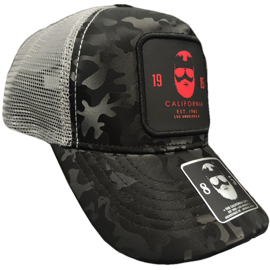gorra camuflada negra