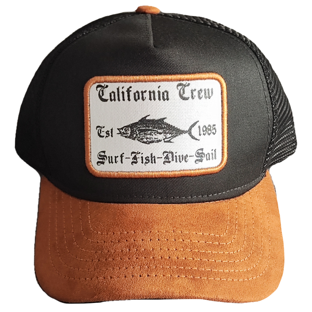GORRA CALIFORNIA CAPS FISH CREW NEGRA