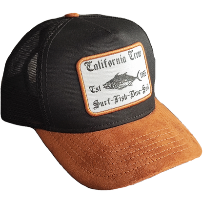 GORRA CALIFORNIA CAPS FISH CREW NEGRA