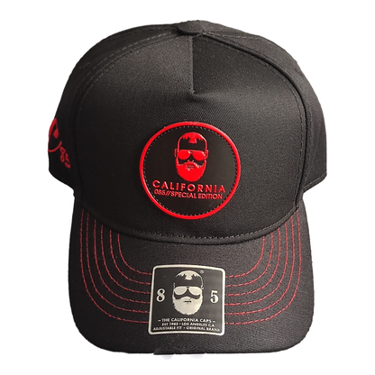 gorra california caps negra clasica
