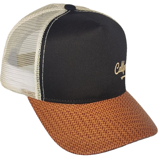 gorra con malla para hombre estilo clasico