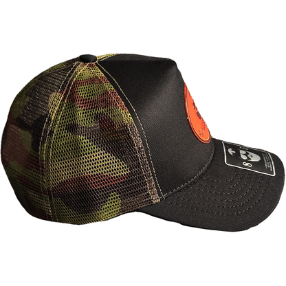 gorra negra camuflada