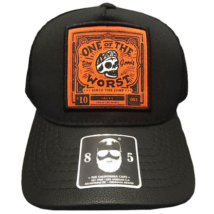 gorra para hombre negra con calavera