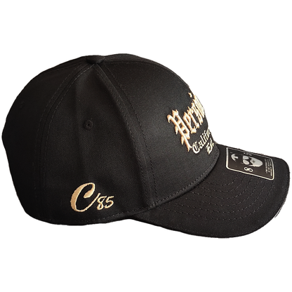gorra negra para hombre pesistence bordado frontal