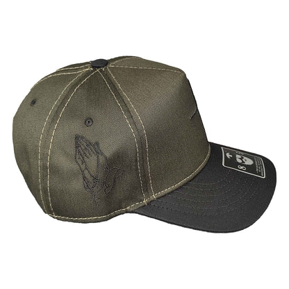 gorras originales california caps fe verde con visera negra